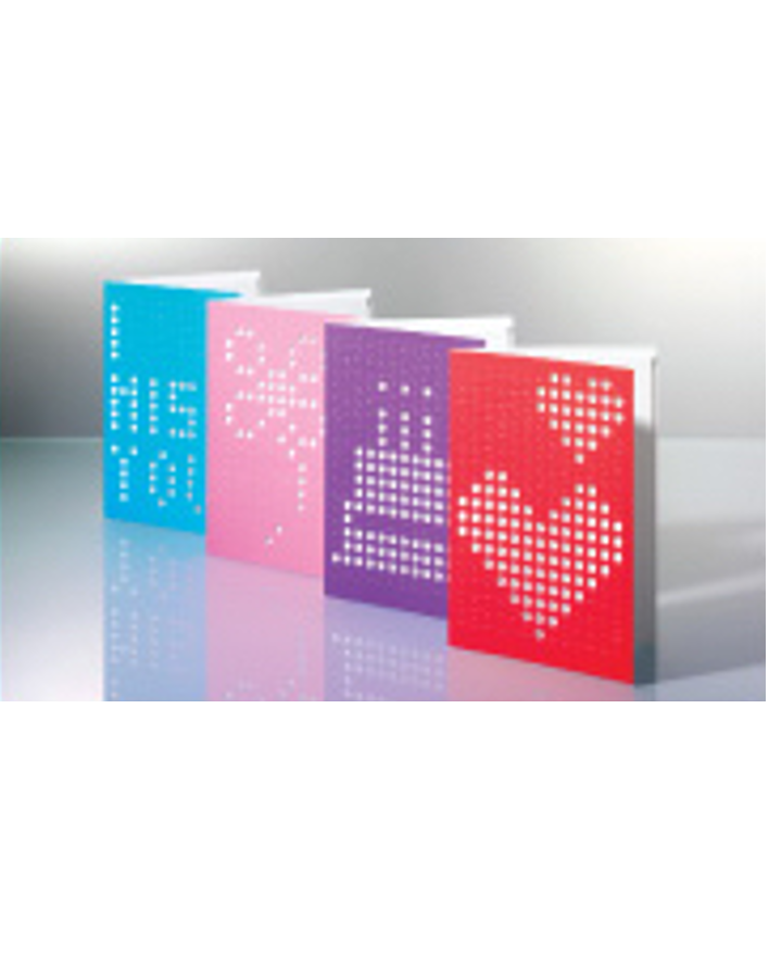 POP Card - Set of 4 Colour (Red, Purple, Pink & Blue)